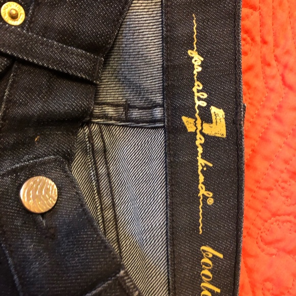 7 for all mankind indigo bootcut jeans - Picture 7 of 7